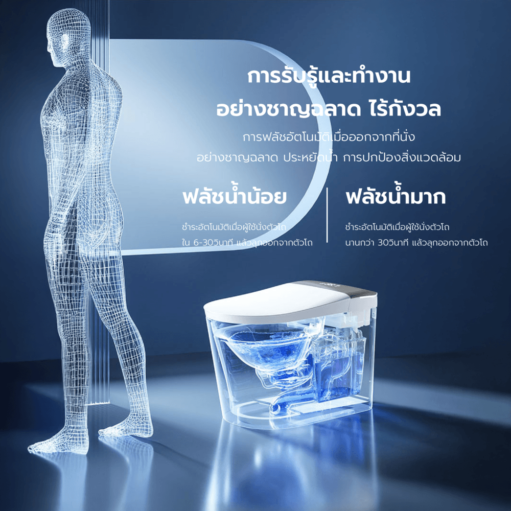 Verno สุขภัณฑ์อัจฉริยะ รุ่น Pro Hygiene M8 4.8L