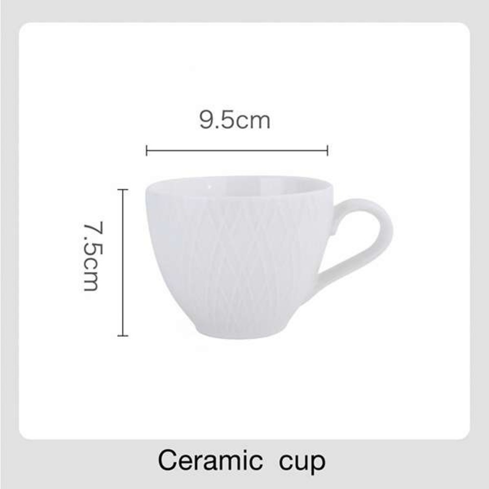 ADAMAS ถ้วยกาแฟ 270 มล. FIONA-WH09 สีขาว