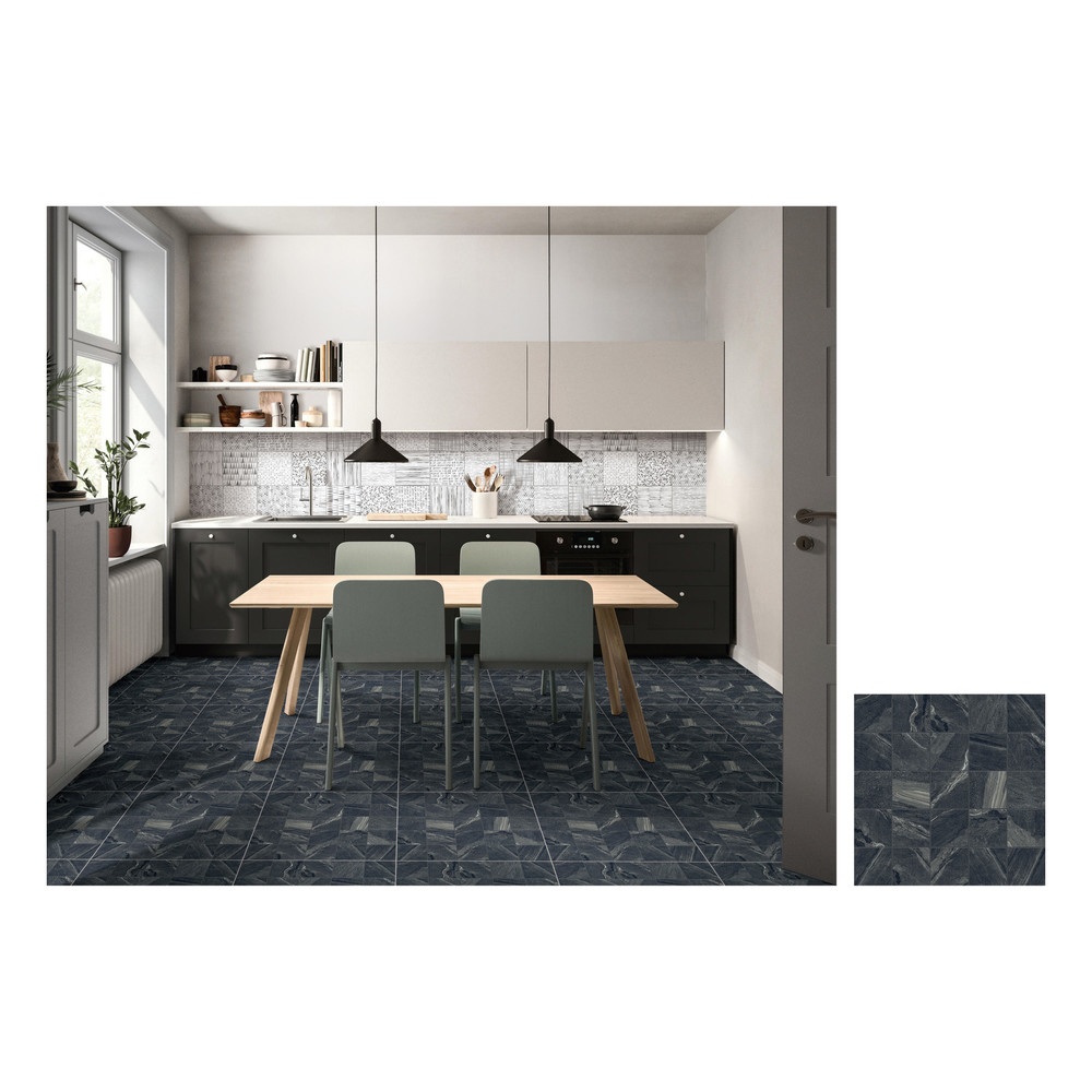 Marbella กระเบื้องเซรามิคปูพื้น 40X40 ซม. รุ่น Stone gray ZY-Z02 Matt Flat (12P)