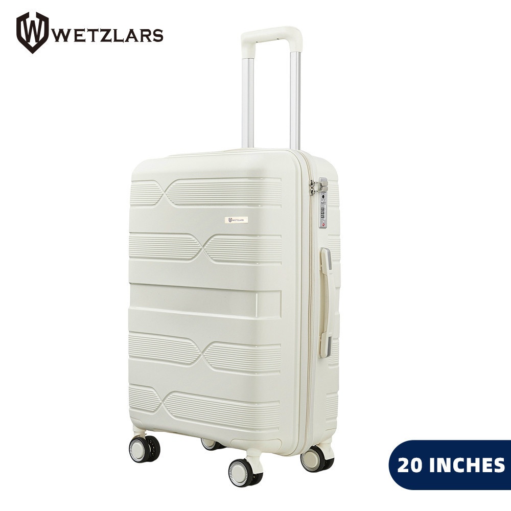 WETZLARS  KARTER -02 กระเป๋าเดินทาง 20 นิ้ว ขนาด 50x33x21 ซม. สีขาว