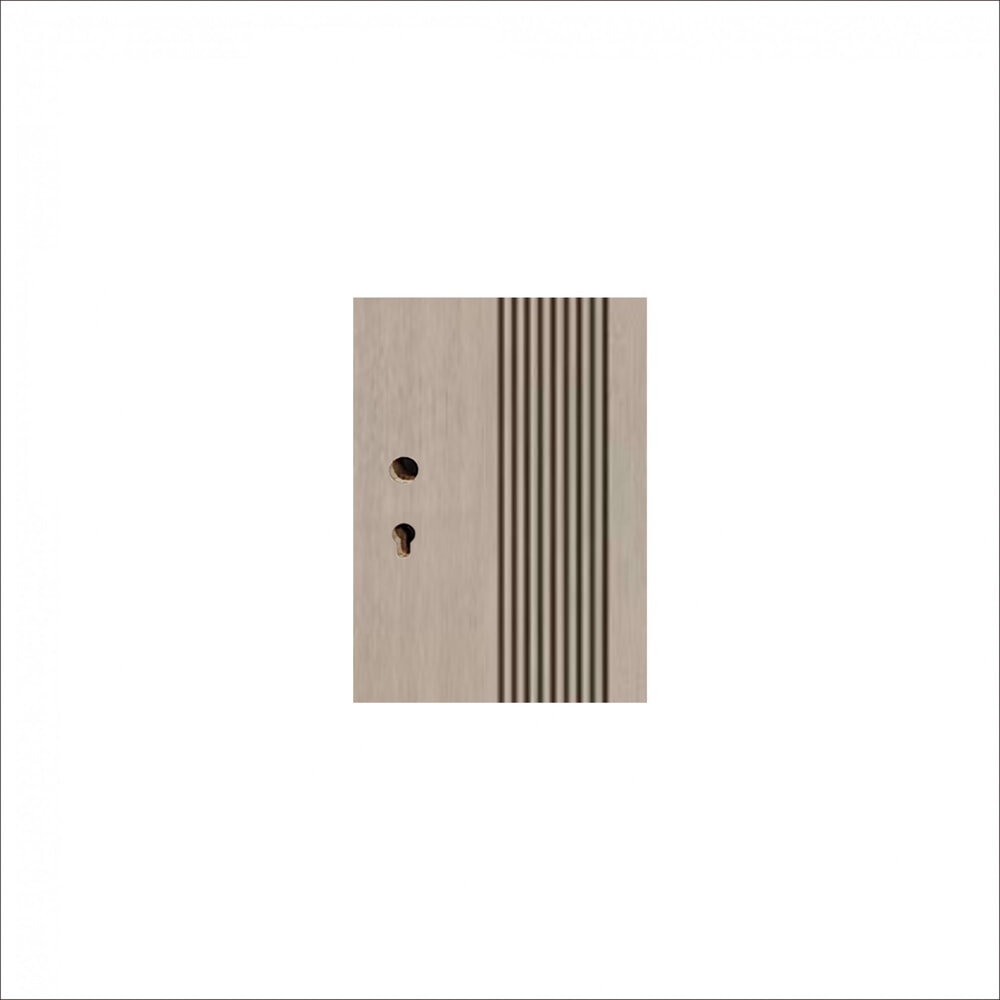 HOLZTUR ชุดประตูปิดผิวเมลามีนพร้อมวงกบ รุ่น GS-SS31 ขนาด 88x216ซม.