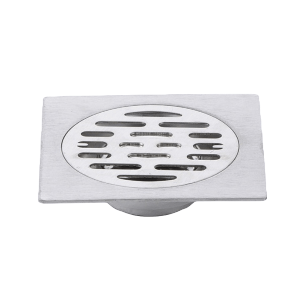 Verno ตะแกรงกันกลิ่นสเตนเลส 304 รุ่น PQS-01 ขนาด 10x10x2ซม. สีสเตนเลส