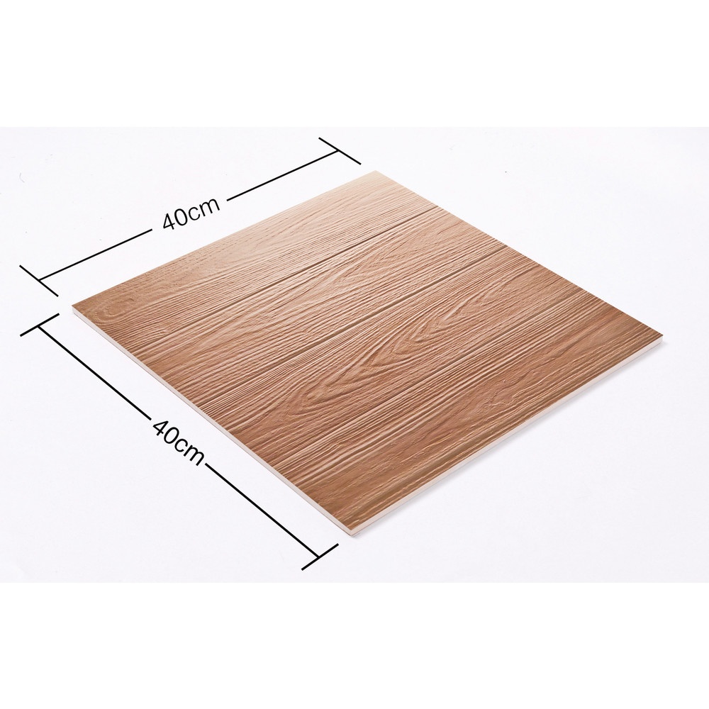 Marbella กระเบื้องเซรามิคปูพื้น 40X40 ซม. รุ่น ราชาวูด DJ001 Satin (12P)