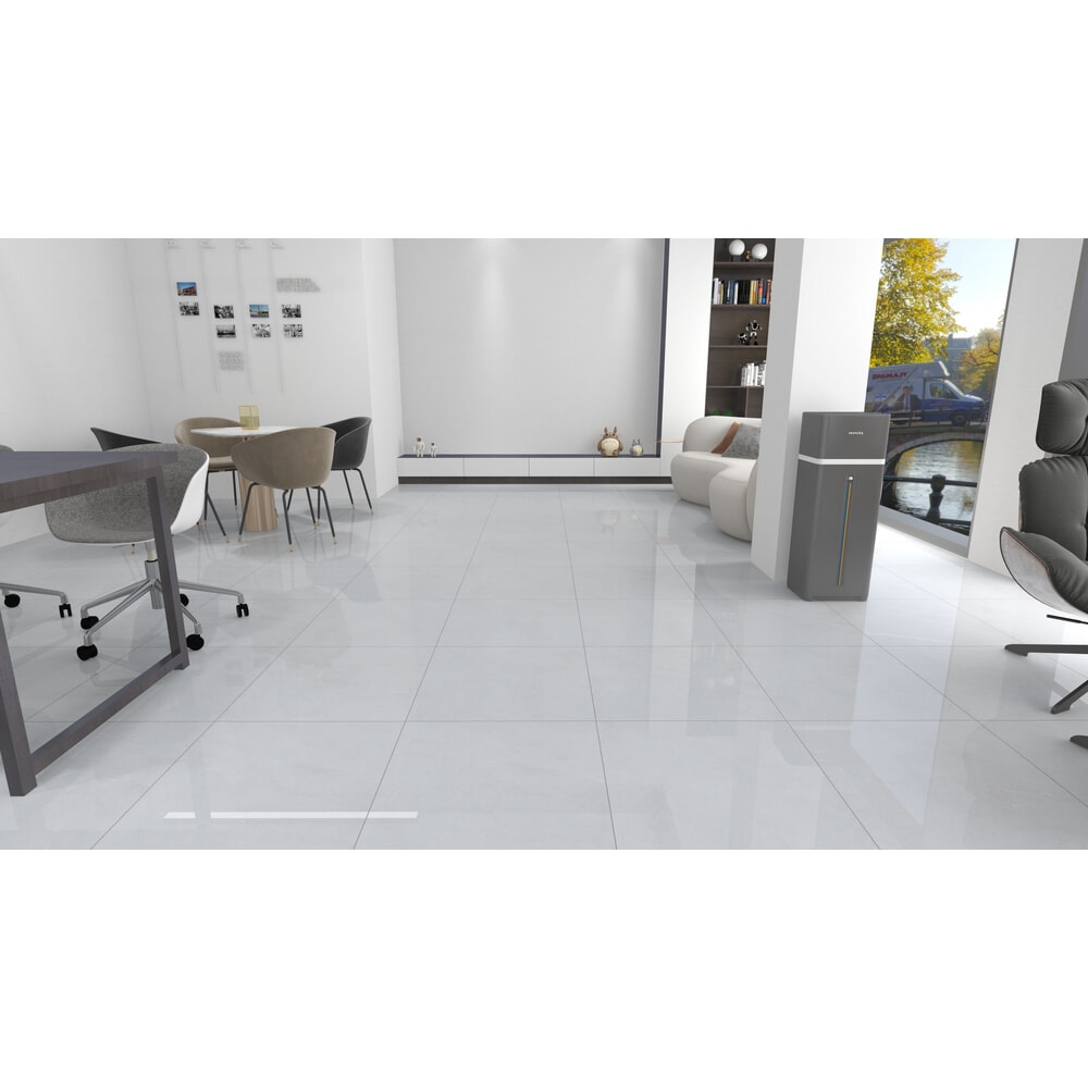 Marbella กระเบื้องพอร์ซเลน 60x60 ซม. รุ่น ซอฟเกรย์ YLS8107  Gloss (4P) Random