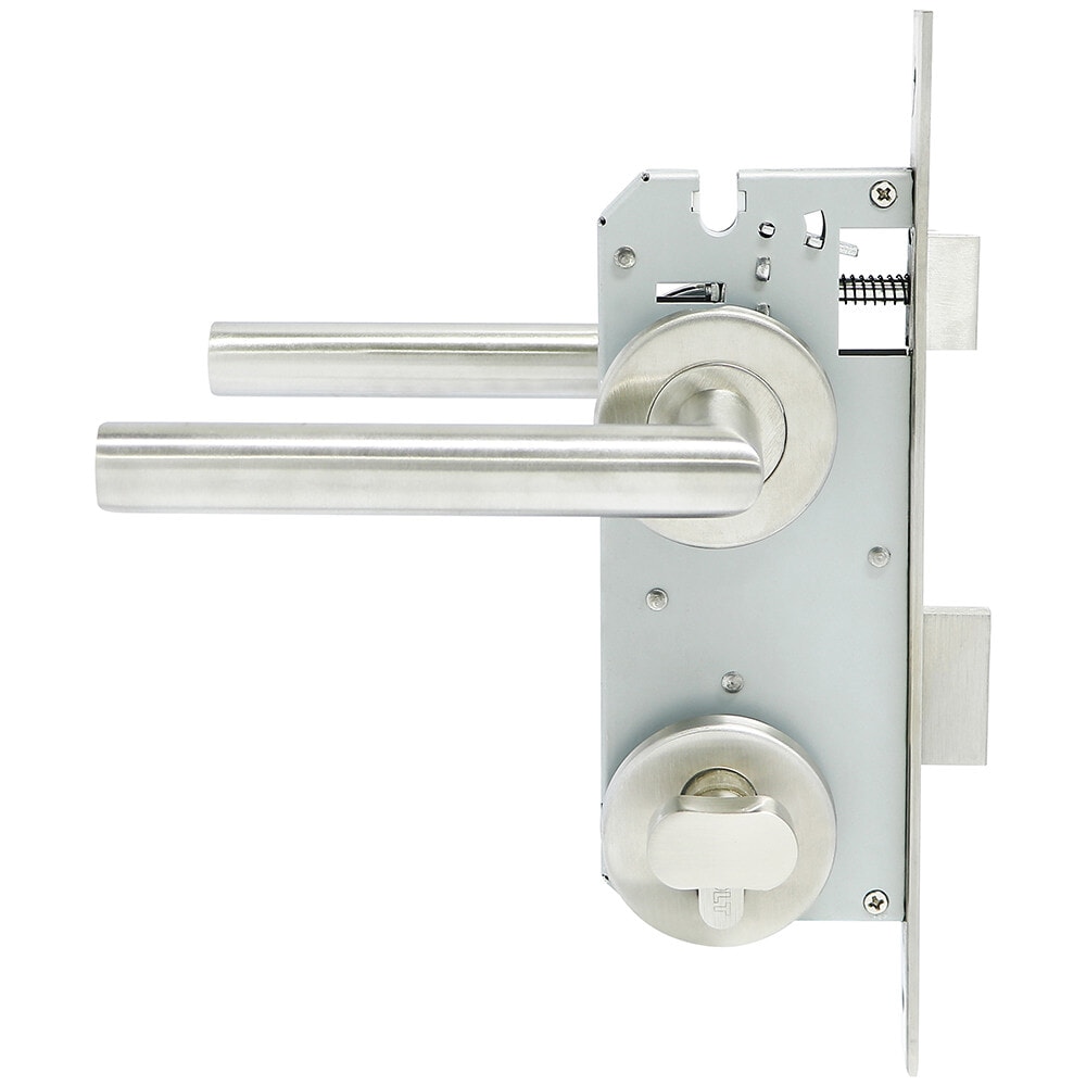 COLT ชุดมือจับก้านโยกห้องทั่วไป ระบบมอร์ทิสล็อกสเตนเลส-304 รุ่น S02-103SB+WEN1(ET)-K01 45x85 SS(R+L) สีสเตนเลส