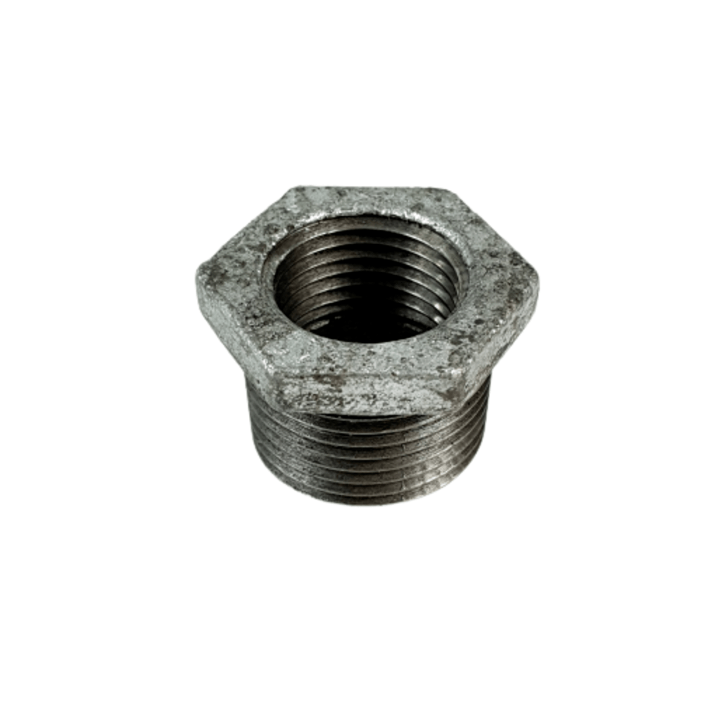 VAVO ข้อต่อลดเหลี่ยมเหล็ก 3/4"x1/2"
