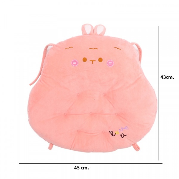 KOJI เบาะรองนั่งลายสัตว์การ์ตูนน่ารัก N-662ขนาด45x43x10 ซม.คละแบบ