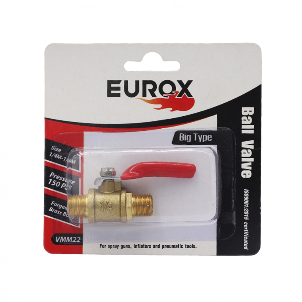 EUROX บอลวาล์ว 2 หุน(ผู้+ผู้)