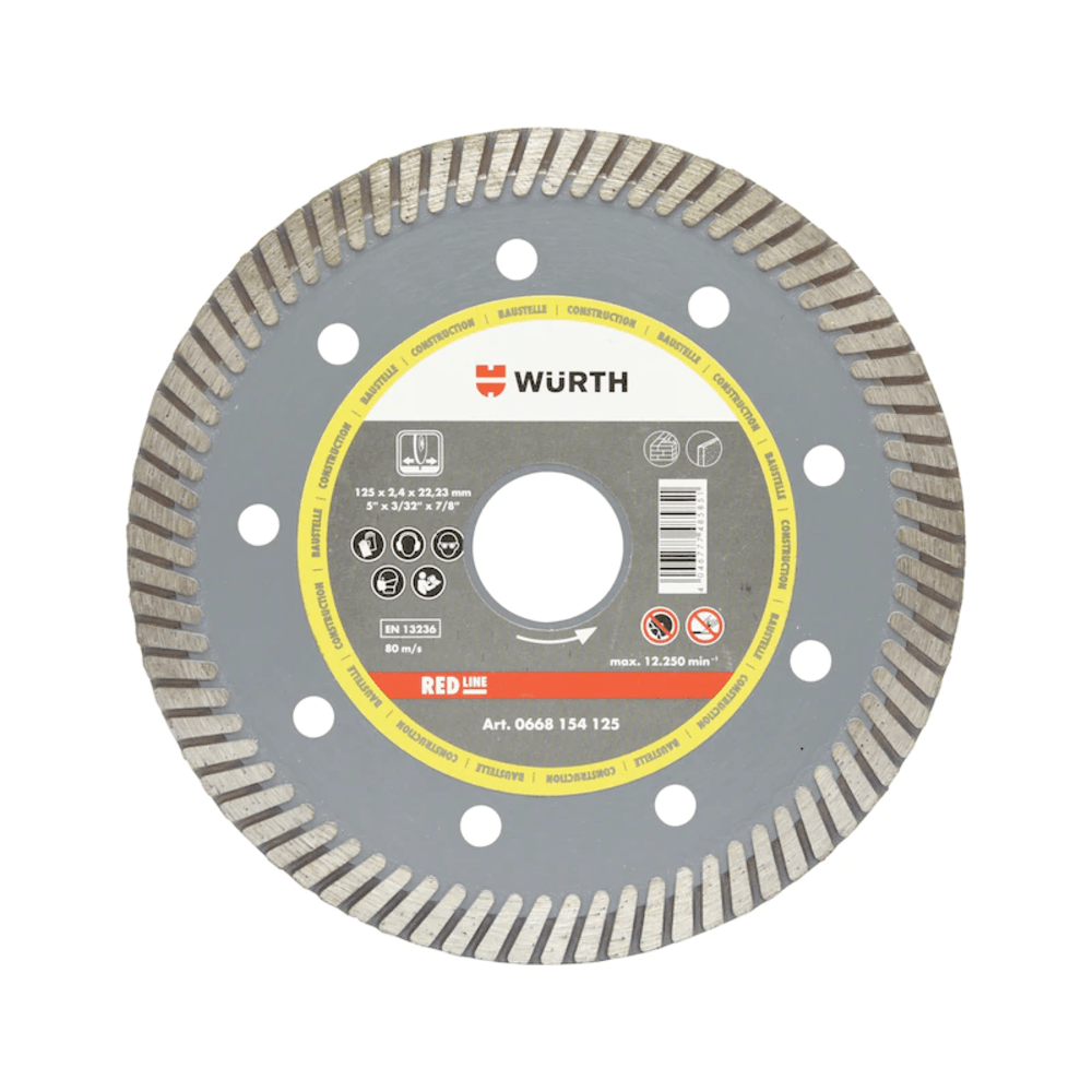 ใบตัดเพรช คอนกรีต  4" เทอร์โบ D WURTH