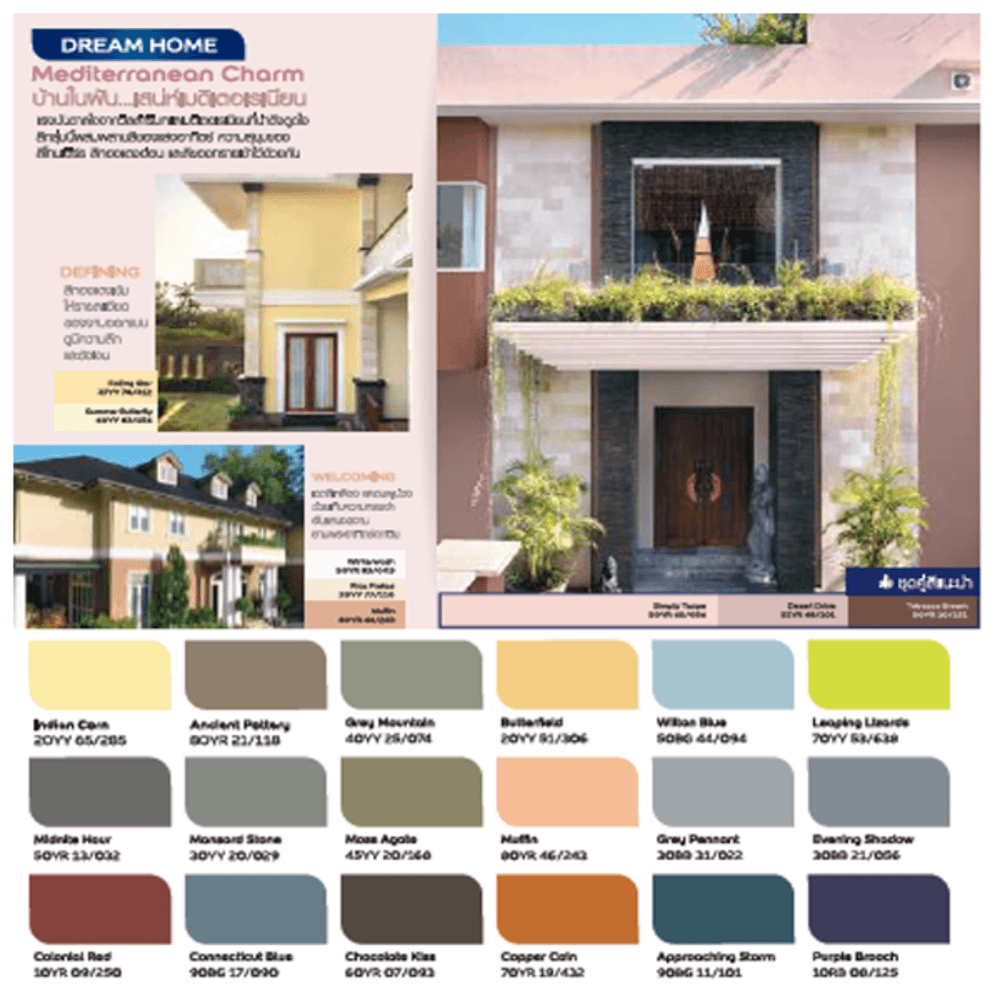 Dulux สีภายนอกS/C Nanotex #043 ถัง