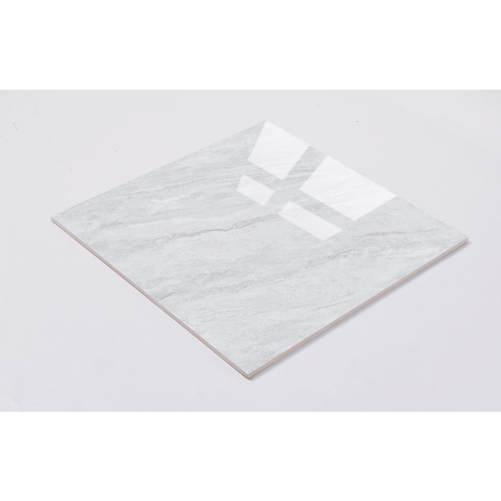 Marbella กระเบื้องพอร์ซเลน 80x80 ซม. วีร่า-ไวท์เกรย์ Random (Glossy) DSLW098 (3pcs)