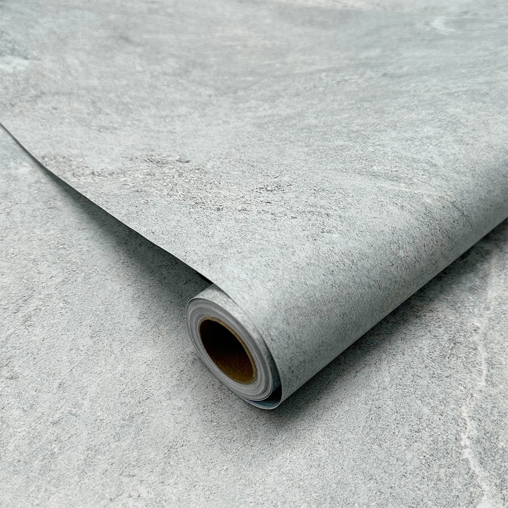TAPIO วอลเปเปอร์แบบมีกาว ลายหินอ่อน รุ่น Marble-02 ขนาด 45x1000 ซม. สีเทาอ่อน