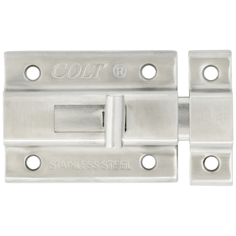 COLT กลอนห้องน้ำ รุ่น 500 ขนาด 2.5 นิ้ว สีสแตนเลส (แพ็ค 1)