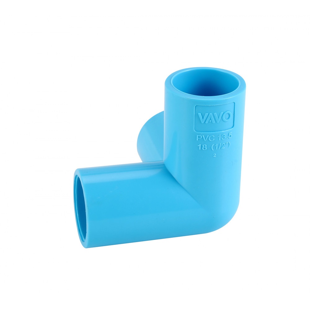 VAVO สามทางตั้งฉาก หนา 1/2"(18) สีฟ้า (แพ็ค10)