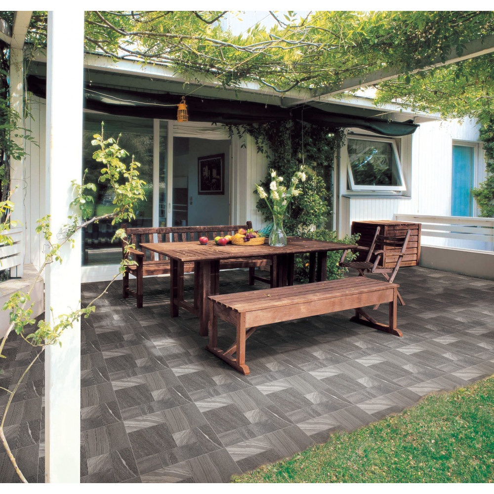 Marbella กระเบื้องเซรามิคปูพื้น 40X40 ซม. รุ่น ตาลลัค วาเบิล S410 Matt (12P)