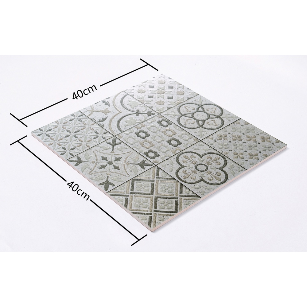 Marbella กระเบื้องเซรามิคปูพื้น 40X40 ซม. รุ่น ชิโน HK9240 Matt (12P)