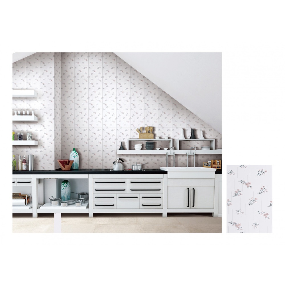 Marbella กระเบื้องเซรามิคปูผนัง 20X30 ซม. รุ่น เลิฟอโรม่า DX203039 Gloss (25P)