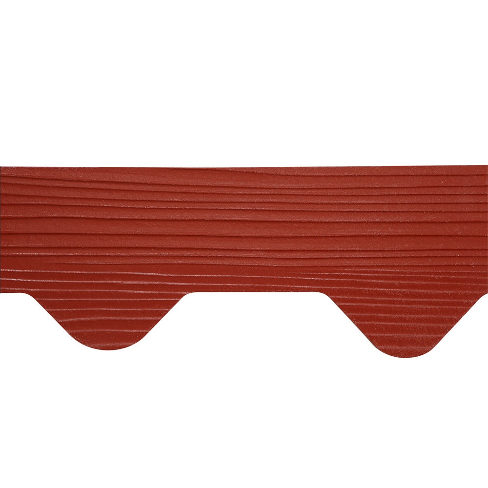 โอฬาร ไม้ฝากันนก ลอนคู่ ลายสน 0.8x15x300ซม. สีโอ๊ค
