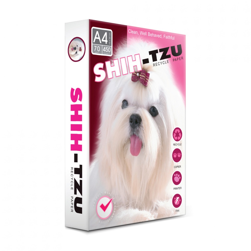 SHIH-TZU กระดาษถ่ายเอกสาร A4 70 แกรม (450แผ่น/รีม)