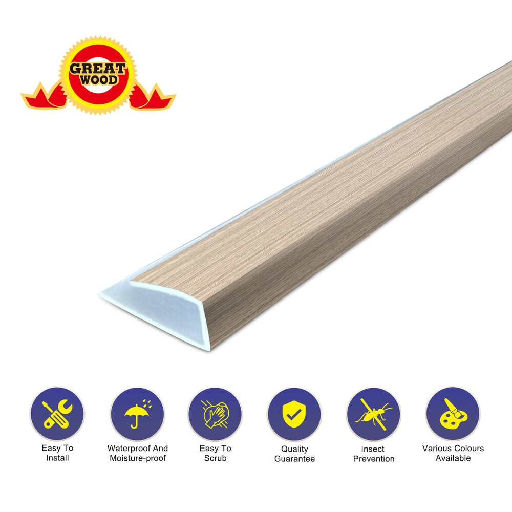 GREAT WOOD ยูคลิปPVC รุ่นGPPVC3.7-4-EB ขนาด 2.7x290x1.3 ซม. Yellow 8-5
