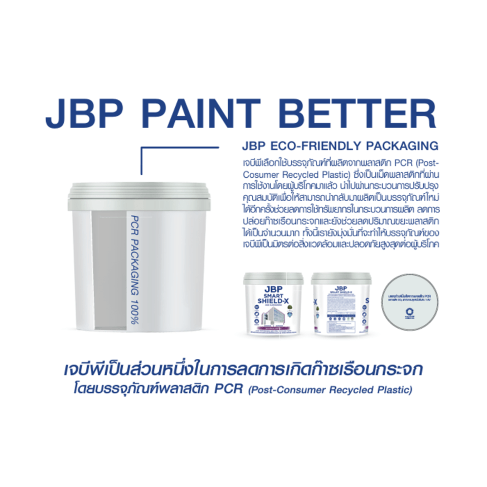 JBP สีรองพื้น SMART SHIELD X สำหรับภายในเเละภายนอก เบอร์ 99 ขนาด 5 GL.