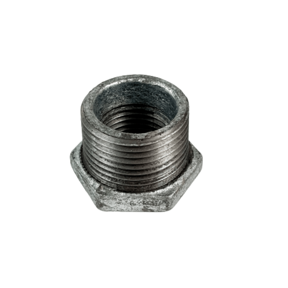 VAVO ข้อต่อลดเหลี่ยมเหล็ก 3/4"x1/2"