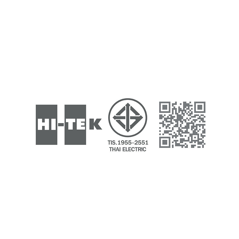 HI-TEK โคมพาเนล LED อีโค่ ทรงกลม 5นิ้ว 9W แบบฝังฝ้า รุ่นHFLEPR009D แสงขาว