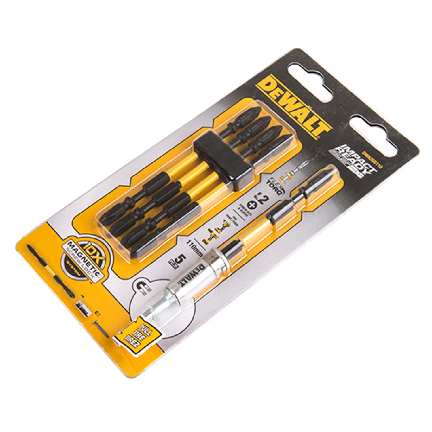 DEWALT ชุดดอกไขควง 110 มม. PH2 รุ่น DWA2SD110 (5 ชิ้น)