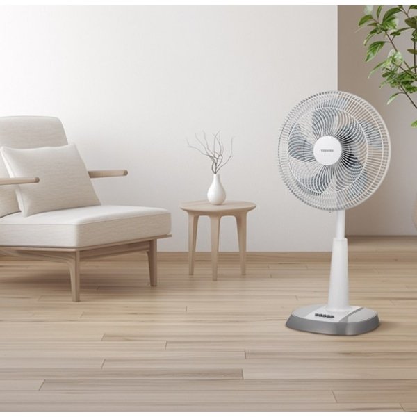 TOSHIBA พัดลมสไลด์ 16นิ้ว F-ALC50TH(H) สีเทา