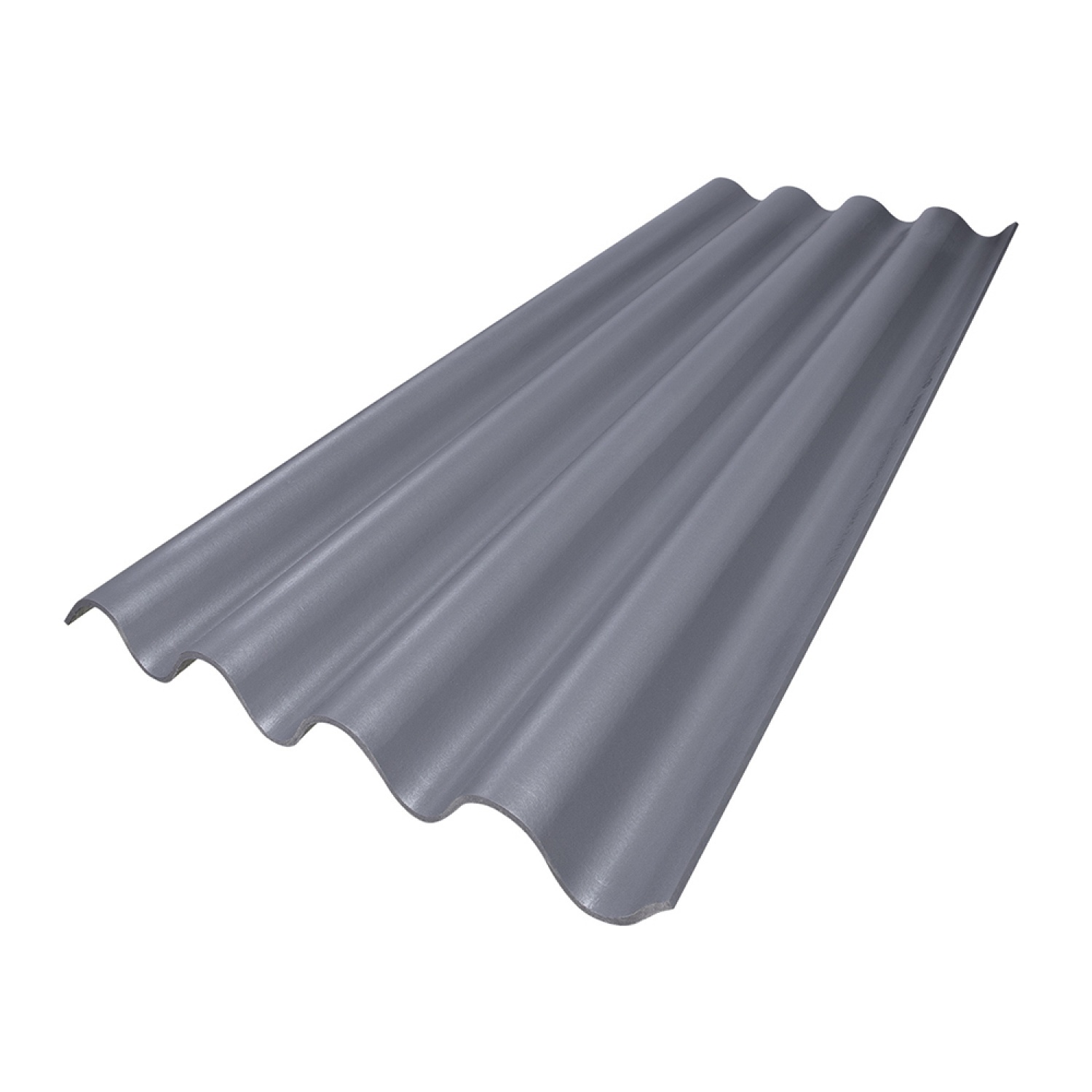 ตราเพชร กระเบื้องหลังคาจตุลอน 0.50x50x120ซม. สีเทาไทเทเนียม