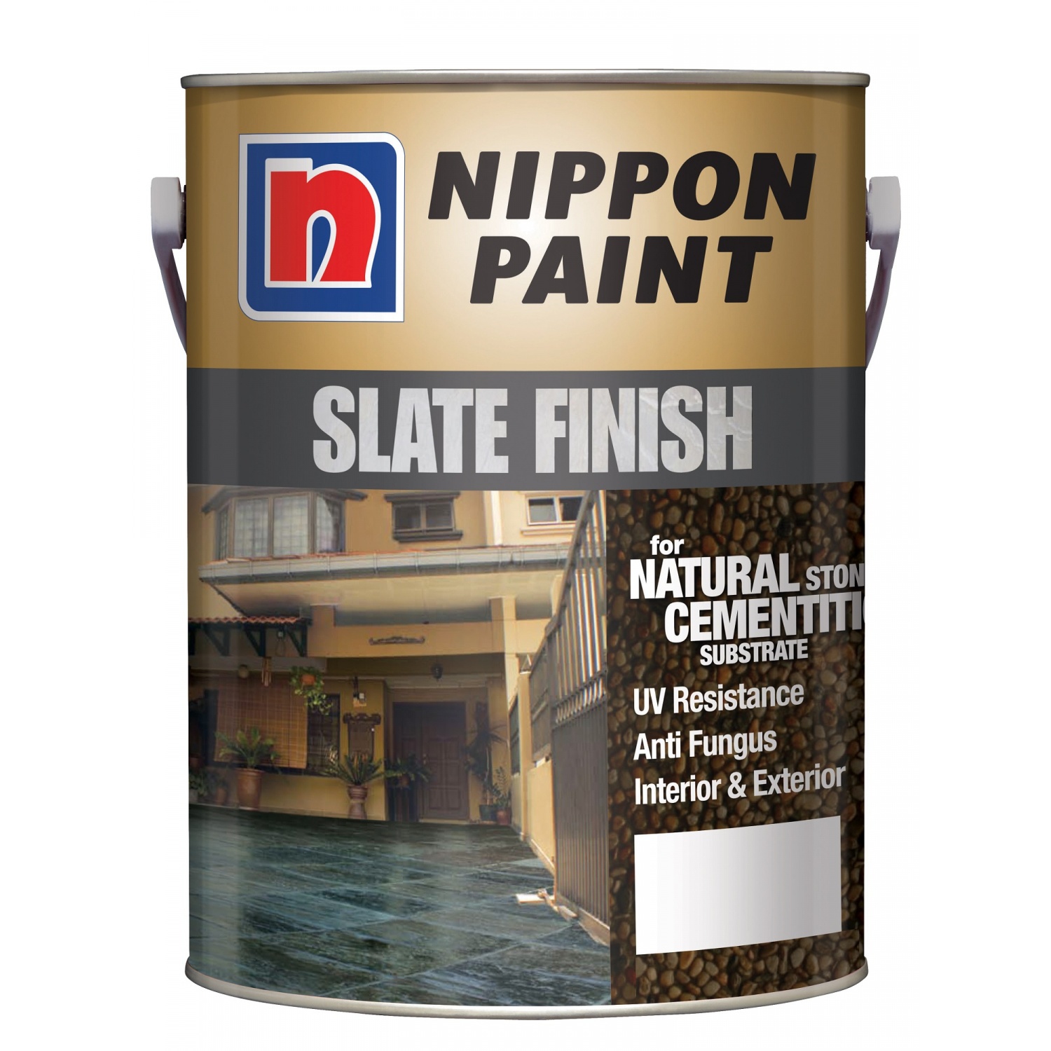 Nippon น้ำยาเคลือบเงากันซึม สเลท ฟิชนิท  สีใส 5 ลิตร