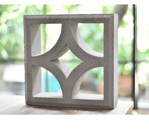 สมาร์ท บล็อคมวลเบาตกแต่ง ลายเหรียญทอง ขนาด  30X30X9ซม