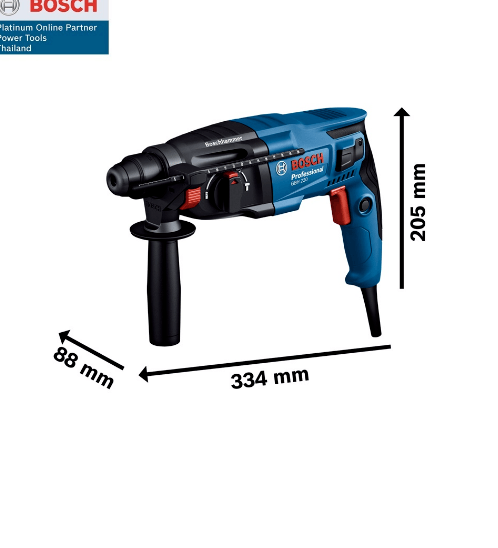 BOSCH สว่านโรตารี่ 3 ระบบ 22มม. 720W รุ่น GBH220