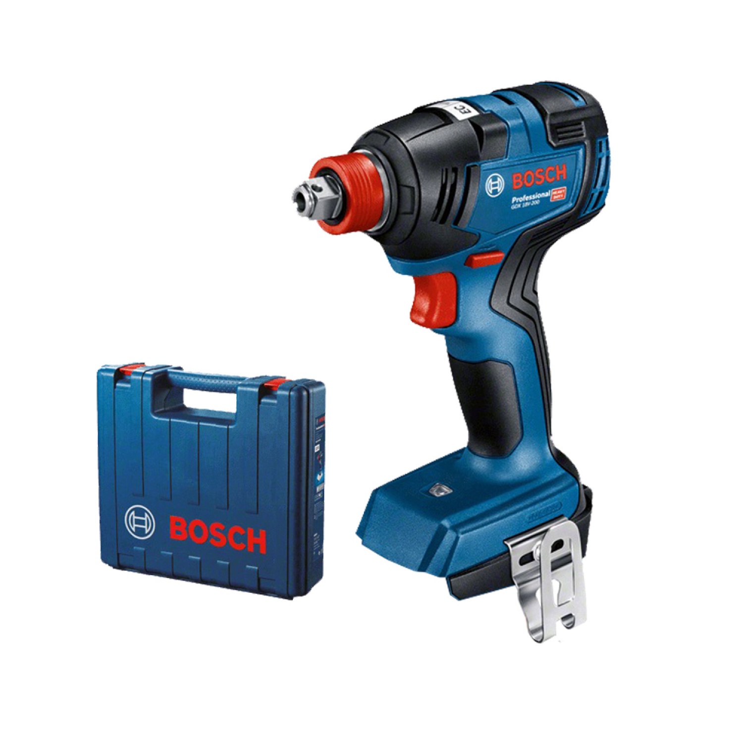 BOSCH ไขควงกระแทกแรงบิดสูง 1/2นิ้ว 18V รุ่น GDX18V-200 (เฉพาะเครื่อง)