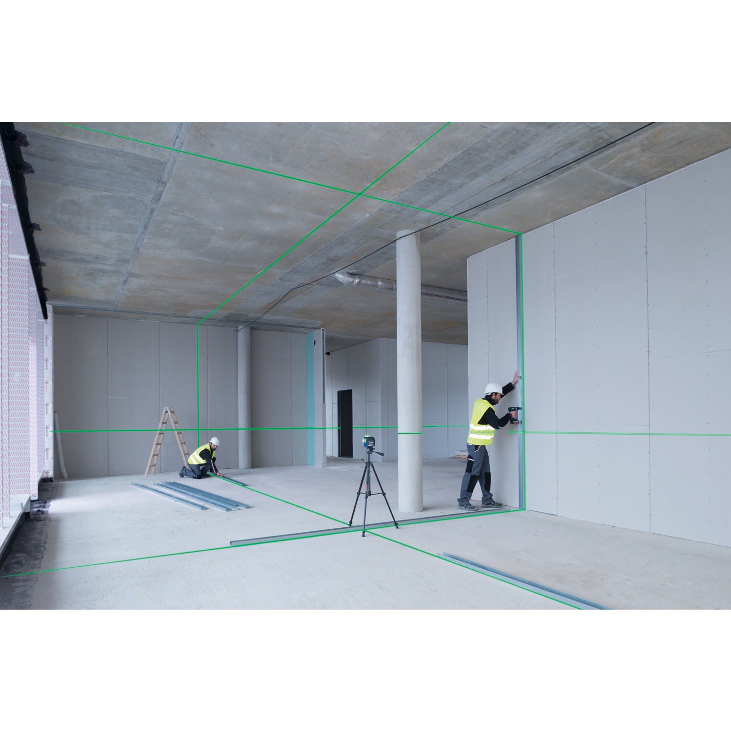 BOSCH เลเซอร์ 3เส้นสีเขียว รุ่น GLL3-80CG