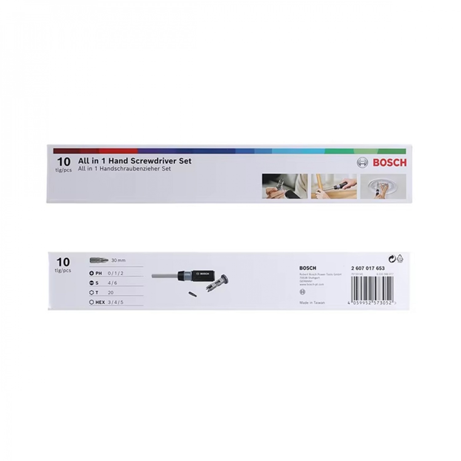 BOSCH ชุดไขควงมือ All in One 10Pcs