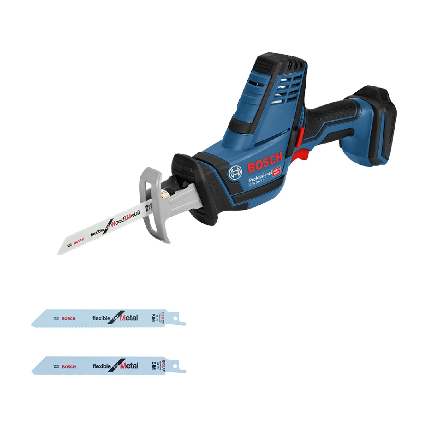 BOSCH เลื่อยอเนกประสงค์ไร้สาย 18V Compact รุ่น GSA18V-Li (เฉพาะเครื่อง)