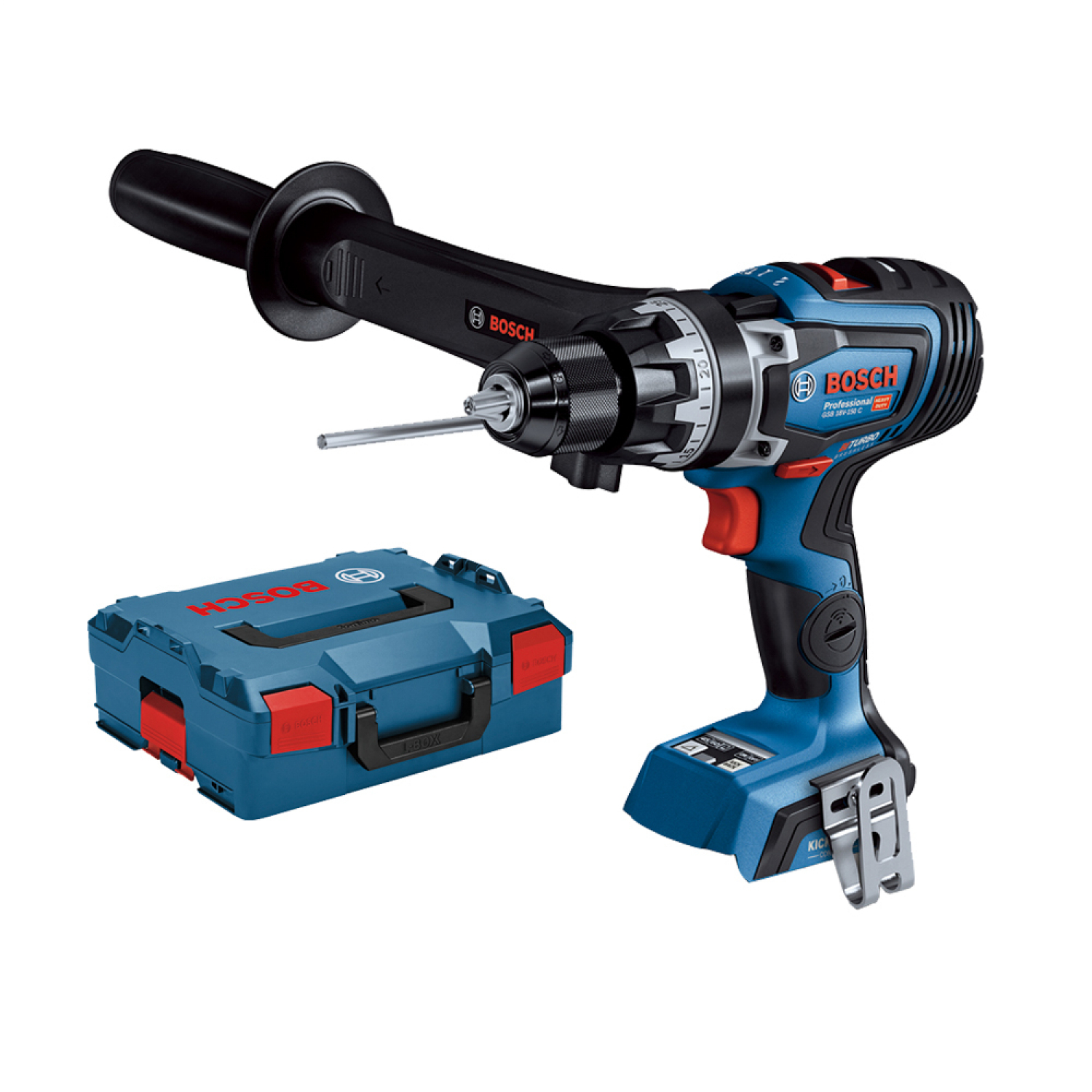 BOSCH สว่านกระแทกไร้สาย 18V Bi-Turbo รุ่น GSB18V-150C (เฉพาะเครื่อง)