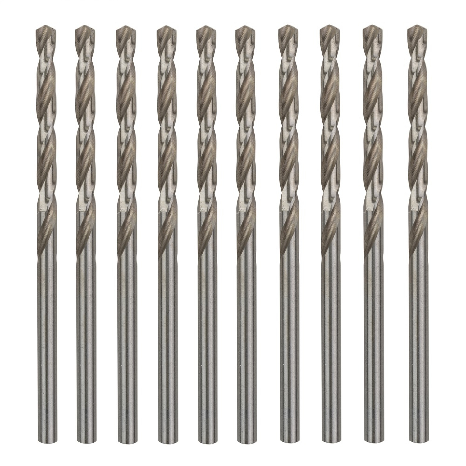 BOSCH ดอกสว่านเจาะเหล็ก 5/32นิ้ว(4mm)  รุ่น PRO HSS-G 2X แพ็ค 10Pcs
