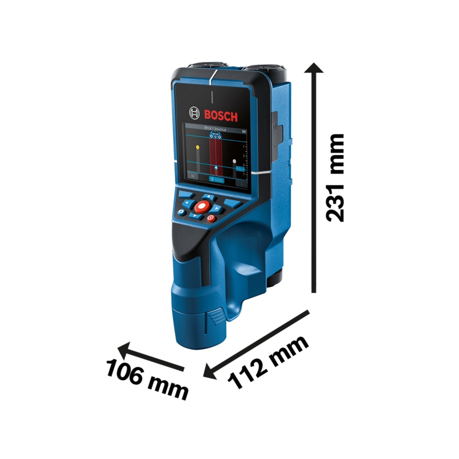 BOSCH เครื่องสแกนผนัง พร้อม อุปกรณ์ รุ่น D-TECT 200C