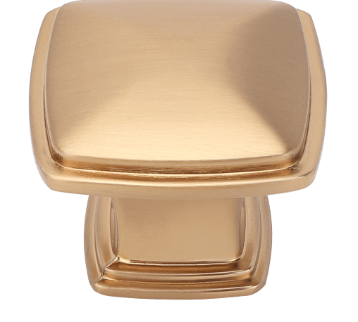 HAFELE ปุ่มจับเฟอร์นิเจอร์ซิงค์อัลลอยด์ 481.22.171 ขนาด 31x25.4 มม. สีแชมเปญโกลด์