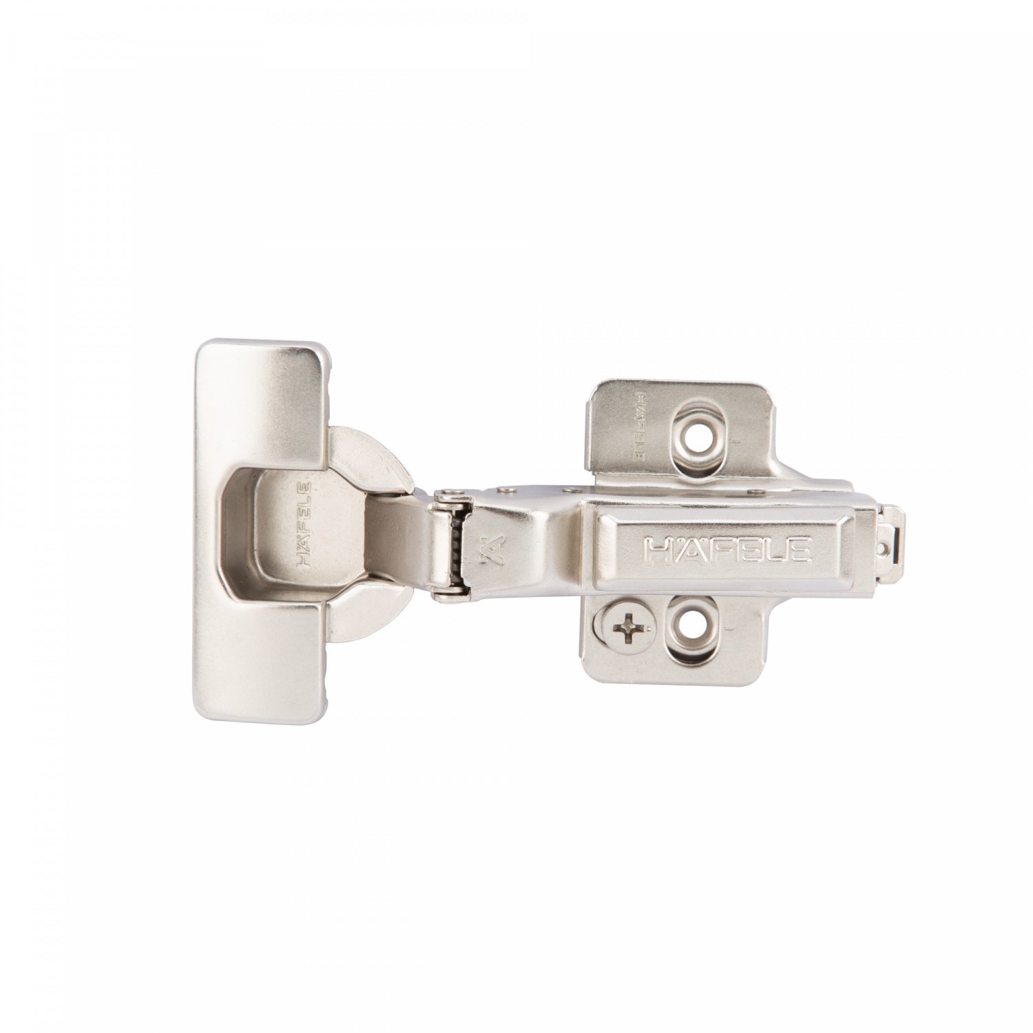 HAFELE บานพับถ้วยพร้อมระบบปิดนุ่มนวล 35มม. มุมเปิด 110° แบบกลางขอบ 483.02.581 สีนิกเกิ้ล
