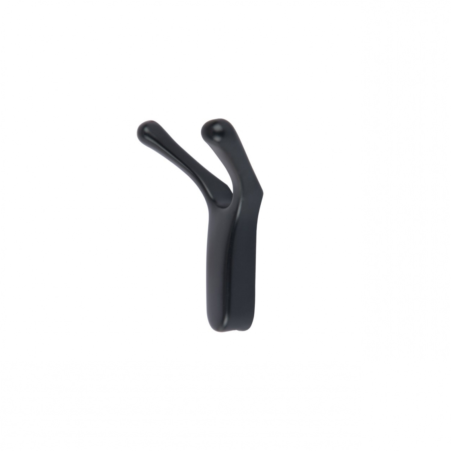 HAFELE ขอแขวนเฟอร์นิเจอร์ มม. ขนาด 57X27X68mm. รุ่น 488.03.100 สีดำ