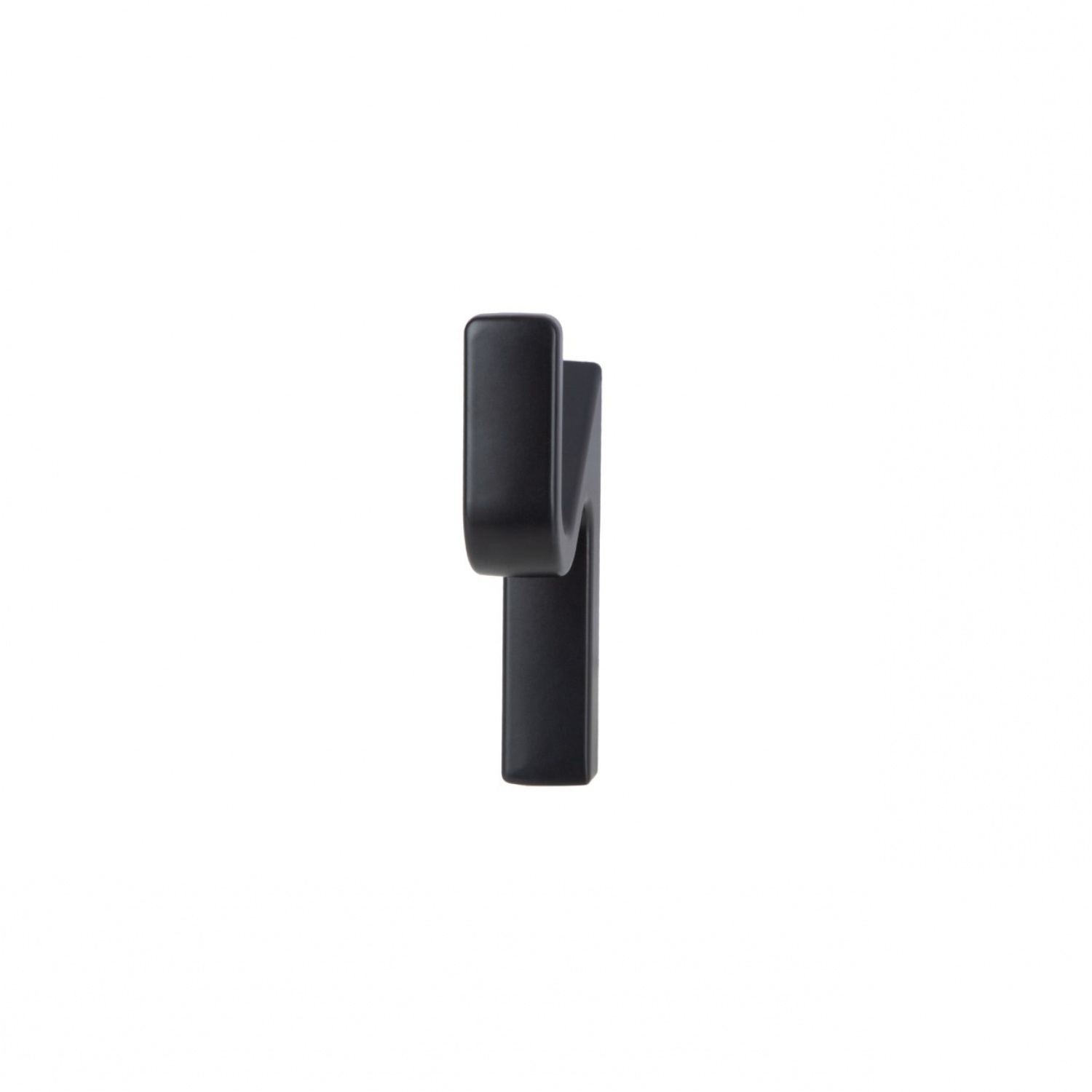 HAFELE ขอแขวนเฟอร์นิเจอร์ ขนาด 11X42X77มม. รุ่น 488.03.108 สีดำ