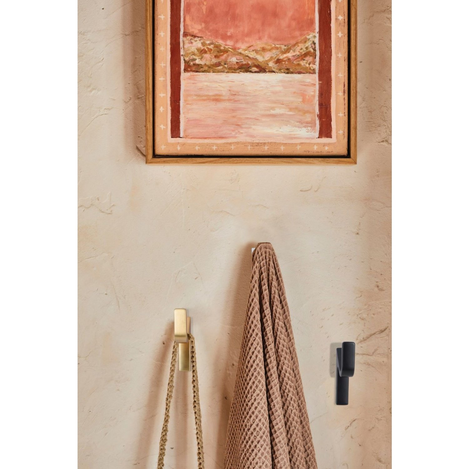 HAFELE ขอแขวนเฟอร์นิเจอร์ ขนาด 11X42X77มม. รุ่น 488.03.108 สีดำ
