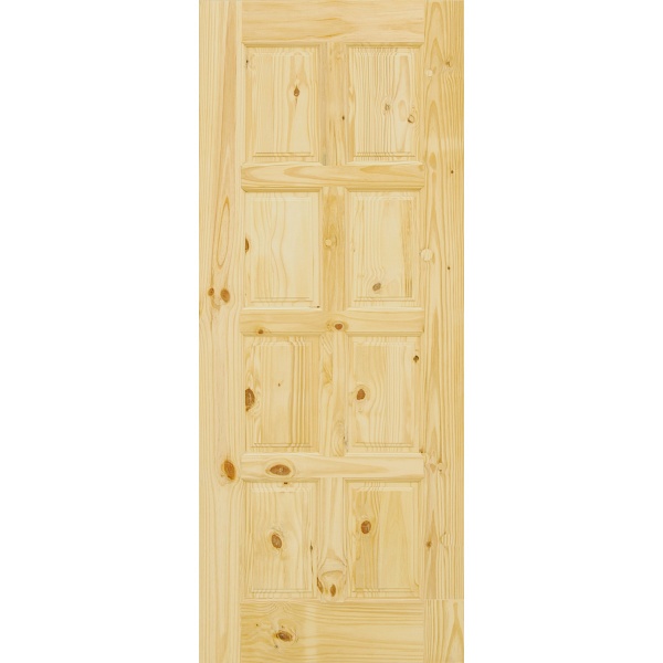 ประตู รุ่น Eco Pine-016(สนนิวซีแลนด์)ขนาด 70x200cm.