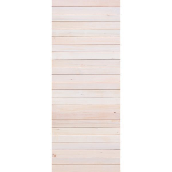 D2D ประตูบานทึบทำร่อง Eco Pine-801 ไม้เฮมล็อค - เฟอร์  80x200ซม.