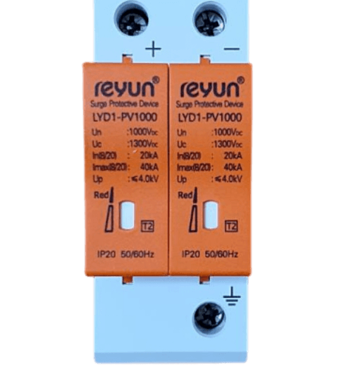 BF ตัวป้องกันฟ้าผ่า DC BF1-PV1000V