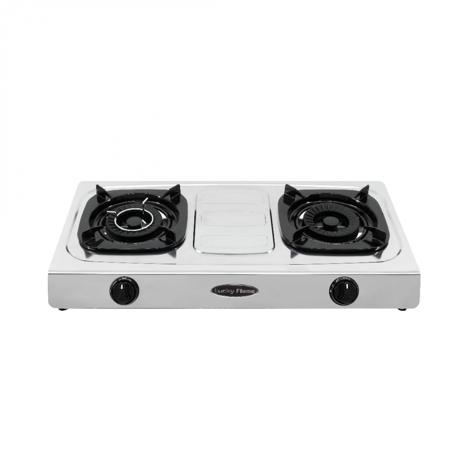 LUCKY FLAME เตาแก๊สหน้าสเตนเลส 2 หัวเตา รุ่น  HR-102S