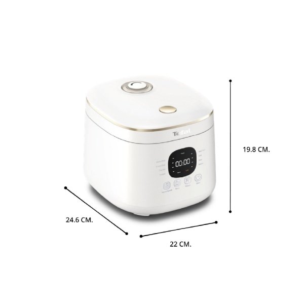Tefal หม้อหุงข้าว Rice Mate ขนาด 0.7 ลิตร รุ่น RK515166 หม้อหุงข้าวไฟฟ้า หม้อหุงข้าวtefal